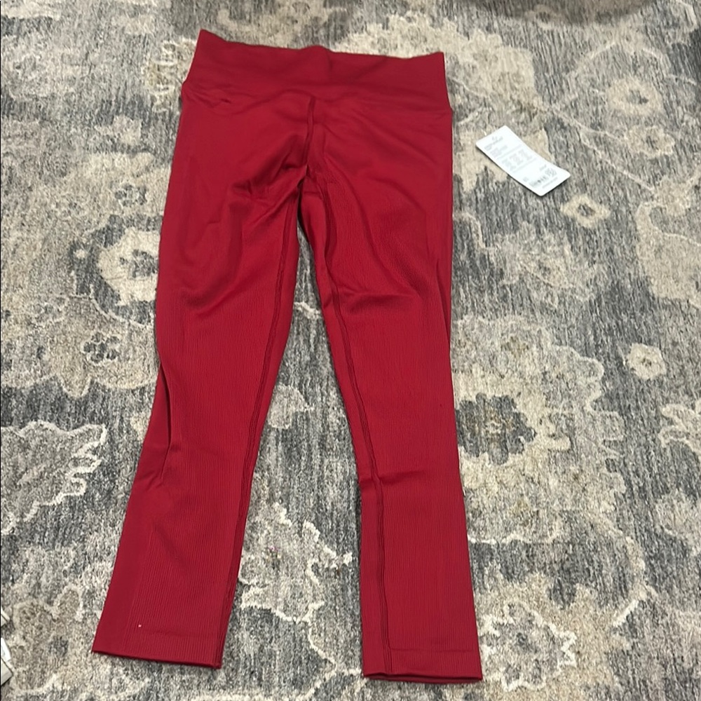 Athleta Red Leggings for Active Comfort
